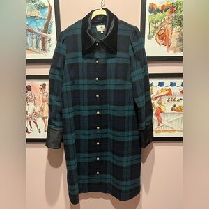 Tuckernuck Plaid Coat Dress